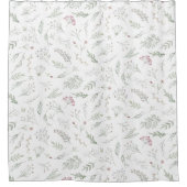 Eenvoudig Ditsy Floral Pattern | Schoengordijn Douchegordijn (Voorkant)