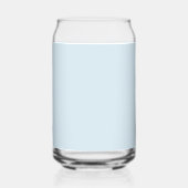 Eenvoudig drie Letter blauw Monogram Blikvorm Glas (Achterkant)
