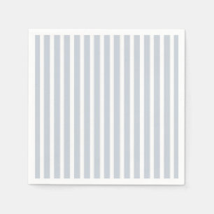 Eenvoudig dubbelzijdig decor in strepen en kooi servet