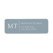 Eenvoudig e-mailadres etiket (Voorkant)