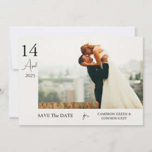 Eenvoudig eBay Foto Weddenschap opslaan Datum Save The Date