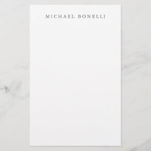 Eenvoudig Eerlijk Modern Elegant Briefpapier