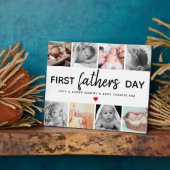 Eenvoudig eerste Vaderdag Afbeelding | Papa Fotoplaat (Zijkant)