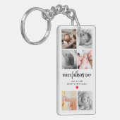 Eenvoudig eerste Vaderdag Afbeelding | Papa Sleutelhanger (Voorkant Links)