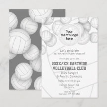 Eenvoudig einde van het seizoen volleybal Awards b