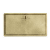 Eenvoudig Elegance Apothecary Label (Voorkant)