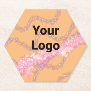 Eenvoudig elegant aangepast jouw naam marmer kartonnen onderzetters