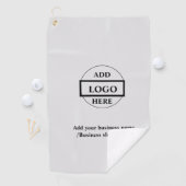 Eenvoudig elegant aangepast logo hier bedrijf golfhanddoek (Insitu)