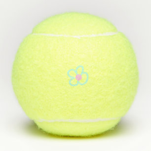 Eenvoudig elegant aangepast logo hier bedrijf paas tennisballen