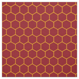 Eenvoudig Elegant Bijenkorfpatroon Abstract Maroon Stof