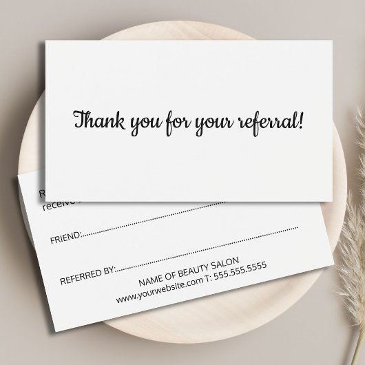 Eenvoudig Elegant Black en White Gold Heart Visitekaartje