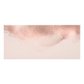 Eenvoudig Elegant Blush- en Roos Gold-cadeaubon Reclamekaart (Achterkant)