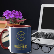 Eenvoudig Elegant Business Logo Navy Blue Gold