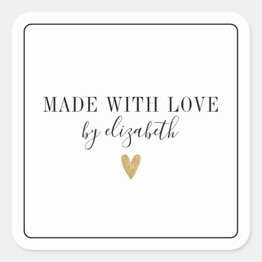 Eenvoudig elegant gemaakt met Love Label (Voorkant)