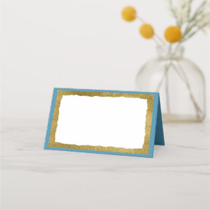 Eenvoudig Elegant Gold Blue Party Event