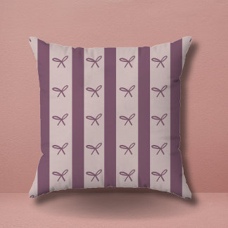 Eenvoudig Elegant Greenery Coquette Bows Patroon Kussen