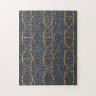 Eenvoudig, elegant, koel, trendline grafisch patro legpuzzel
