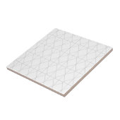 Eenvoudig, elegant, koel, trendline grafisch patro tegeltje (Zijkant)