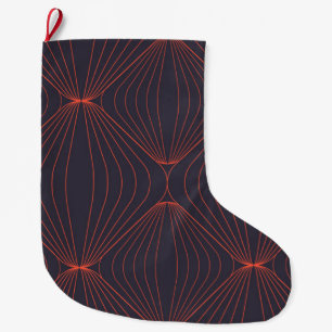 Eenvoudig, elegant, met Kerstmis geïnspireerd graf Grote Kerstsok