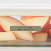 Eenvoudig Elegant Minimaal Rustiek Kraft Kaarsenla Labels (Aangebracht)