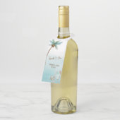 Eenvoudig Elegant minimalistisch aangepast strand Flessenhanger (Schuin)