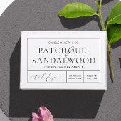 Eenvoudig Elegant Minimalistisch Waterdicht Produc Voedselcontainer Etiket