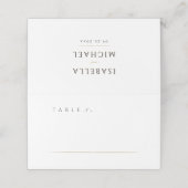 Eenvoudig elegant modern Classy Wedding (Buitenkant ongevouwen)