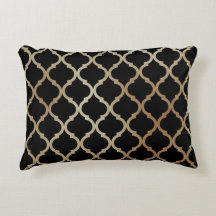 Eenvoudig Elegant modern Gold Moroccan patroon |