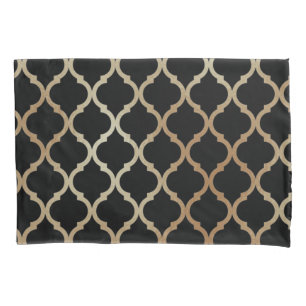 Eenvoudig Elegant modern Gold Moroccan patroon Kussensloop