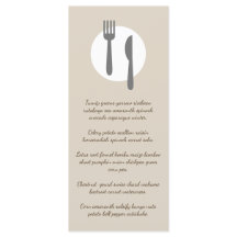 Eenvoudig Elegant & Modern Taupe Aangepast Restaur