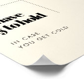 Eenvoudig elegant om te hebben en te houden bruilo poster (Hoek)