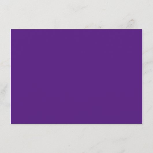 Eenvoudig, elegant ons nieuwe adres Paars op wit Informatiekaartje (Achterkant)