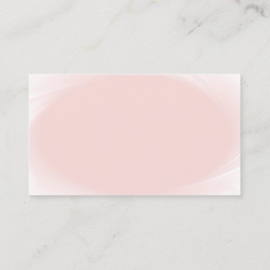 Eenvoudig Elegant Ontwerp Blush Roze Rose Goud Tre Visitekaartje (Achterkant)