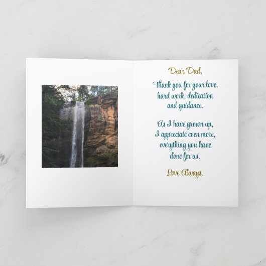 Eenvoudig & Elegant, Papa, Vaderdagkaart Kaart (Binnen)