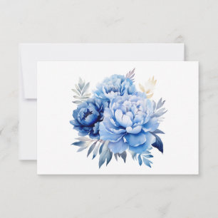 Eenvoudig Elegant Pastel Bloemen Boeket Flat Notitiekaartje