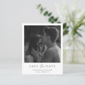 Eenvoudig Elegant Photo Budget Weddenschap Save th (Staand voorkant)