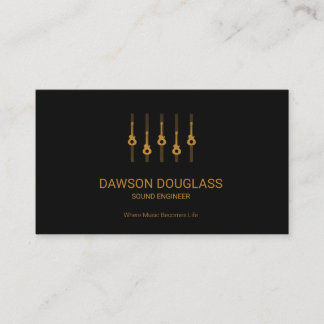 Eenvoudig Elegant Professional Gold Egekwalificeer Visitekaartje
