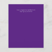 Eenvoudig Elegant PurpleBlue Eucalyptus BUDGET uit Flyer (Achterkant)