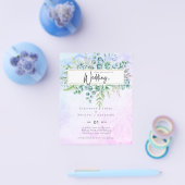 Eenvoudig Elegant PurpleBlue Eucalyptus BUDGET uit Flyer (Enkel)