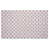 Eenvoudig Elegant Rood Bloempatroon Stof (Fat Quarter)