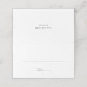 Eenvoudig Elegant Script Minimalist Classic Weddin (Buitenkant ongevouwen)