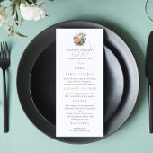 Eenvoudig Elegant Strand Bruiloft Menu