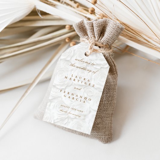 Eenvoudig Elegant Wedding Favor Cadeaulabel