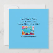 Eenvoudig Elegant Wedding Uitnodiging (Achterkant)