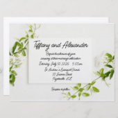 Eenvoudig Elegant Wedding Uitnodiging (Voorkant / Achterkant)