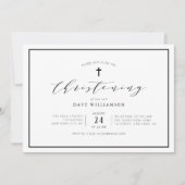 Eenvoudig elegante lijst voor het christenen kaart (Voorkant)