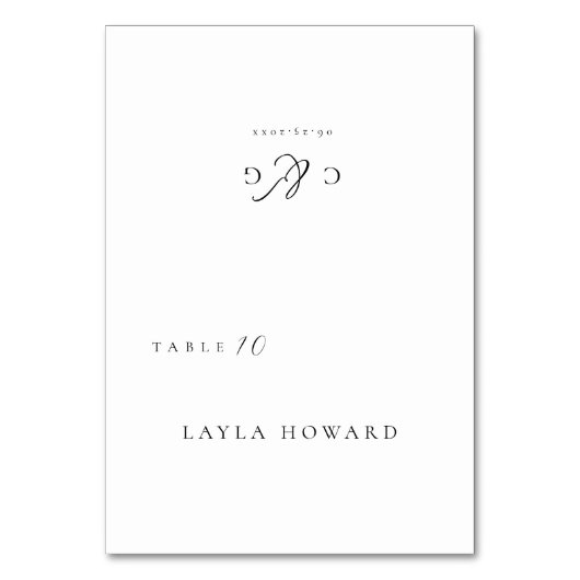 Eenvoudig Elegante Typografie Moderne Plaatskaart Kaart (Voorkant)