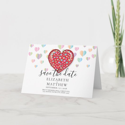 Eenvoudig Elegeant Save the Date-ontwerp (Voorkant)