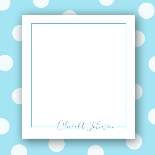 Eenvoudig Ellegant Modern Handgeschreven Script No Notitieblok