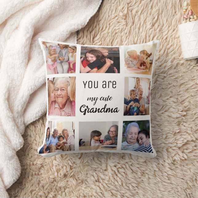 Eenvoudig en Chic| Fotocollage voor oma Kussen (Deken)